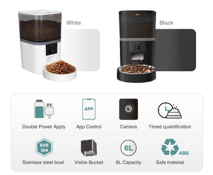 Video Camera With Adjustable Performance Pet Feeder - Gadgets &amp; Gifts