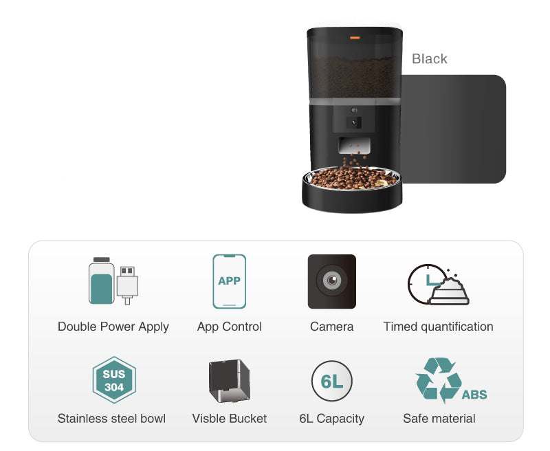 Video Camera With Adjustable Performance Pet Feeder - Gadgets &amp; Gifts